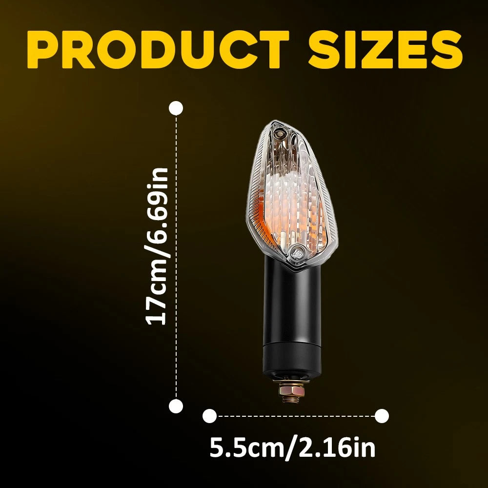 Pair Turn Signals For Honda CBR250R 2011-2018 CBR300R 2015-2021 CB300F 2015-2018