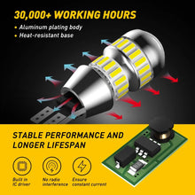Load image into Gallery viewer, 2-20X AUXITO 921 912 LED Reverse Back up Light Bulb 3000LM 6000K Super White T15