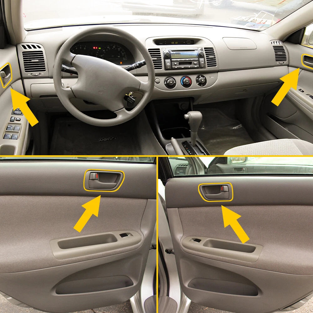 For 2002-2006 Toyota Camry Inside Door Handle Front Rear Driver Passenger Beige