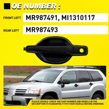 Load image into Gallery viewer, Outside Door Handle Black For 2004-2011 Mitsubishi Endeavor Front&amp;Rear Left 2-2X