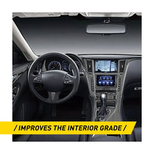 Load image into Gallery viewer, For Infiniti Q50 Q60 2014-2020 Interior Trim Cover Decal Kit Real Carbon Fiber