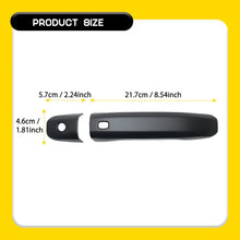 Load image into Gallery viewer, 4x Matte Black Outer Door Handle Covers for 2019-2025 Chevy Silverado GMC Sierra