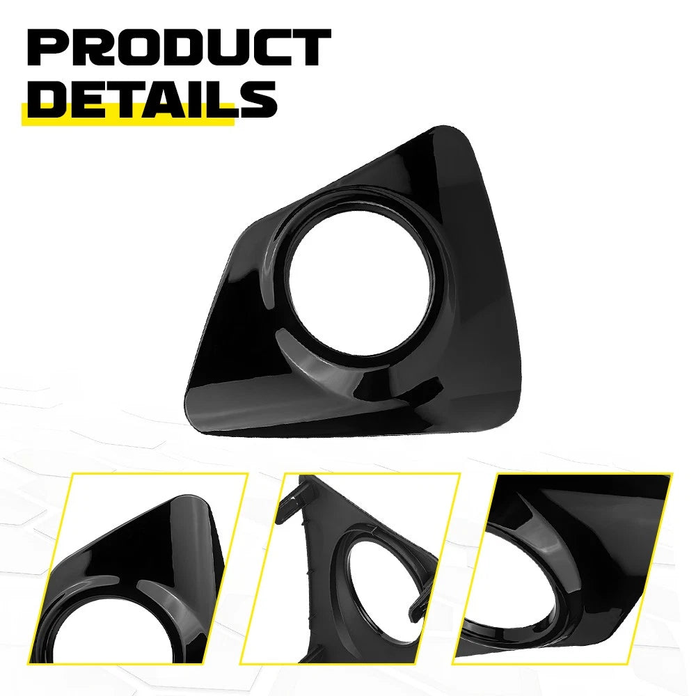 2-20X Front Left Right Fog Light Lamp Bezel Cover for 2014-2016 Toyota Corolla S