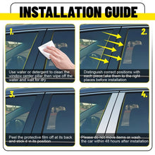 Load image into Gallery viewer, Chrome/Black Pillar Posts for Nissan Titan (CREW CAB) 2004-2015 Door Trim 6PCS