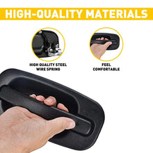Load image into Gallery viewer, Rear Exterior Door Black Handle Driver for Side Left 01-06 Chevy Silverado