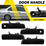 4PCS Front Rear Left Right Exterior Door Handles for Mitsubishi Mirage 1997-2002