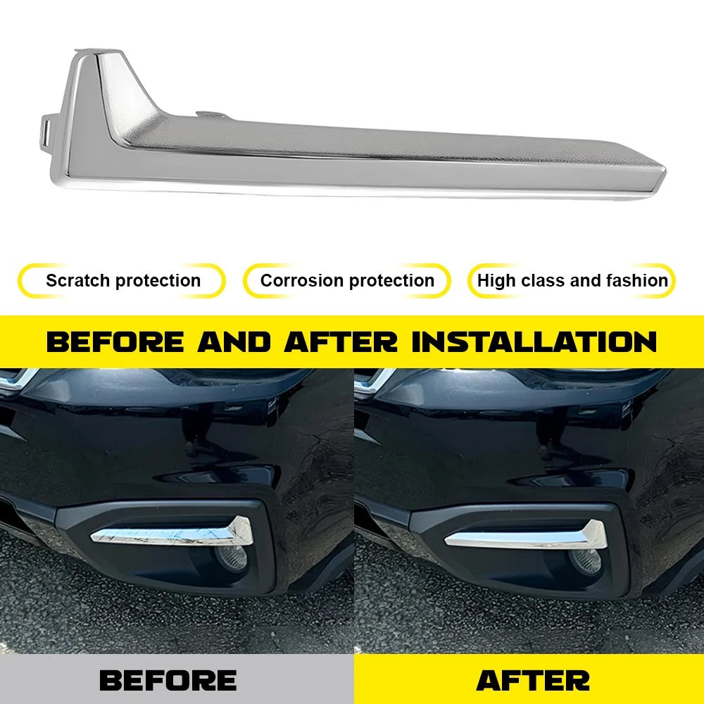 Front Fog Bumper Molding Cover Light 2017-18 for Trim Forester Subaru Left Right