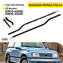 Load image into Gallery viewer, For 1989-1998 Chevrolet Tracker Door Window Weather Sealing Belt Strip Trim Pair