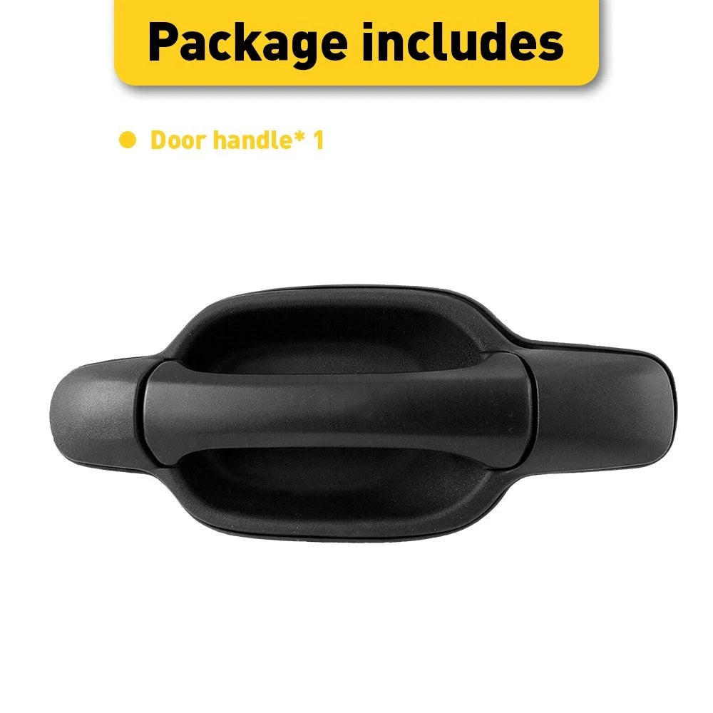 Black Exterior Door For 2004-2012 Chevrolet Canyon Handle Rear Left
