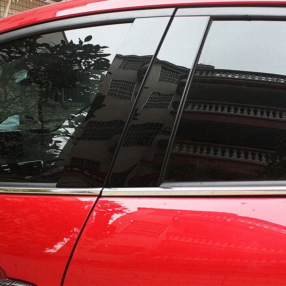 Black Window Door Posts Pillar Trim Piano For Cover Honda CRV 2007-2011 6-60PCS