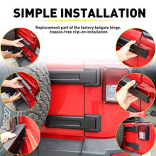 Load image into Gallery viewer, Tailgate Hinge Covers Trim For 2007-2018 Jeep JK Wrangler 55397091AC, 55397092AC