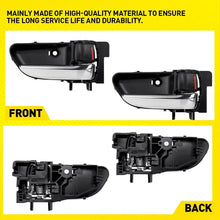 Load image into Gallery viewer, 1-10X Interior Door Pull Handle Black Chrome Right Fit 2003-2008 Subaru Forester