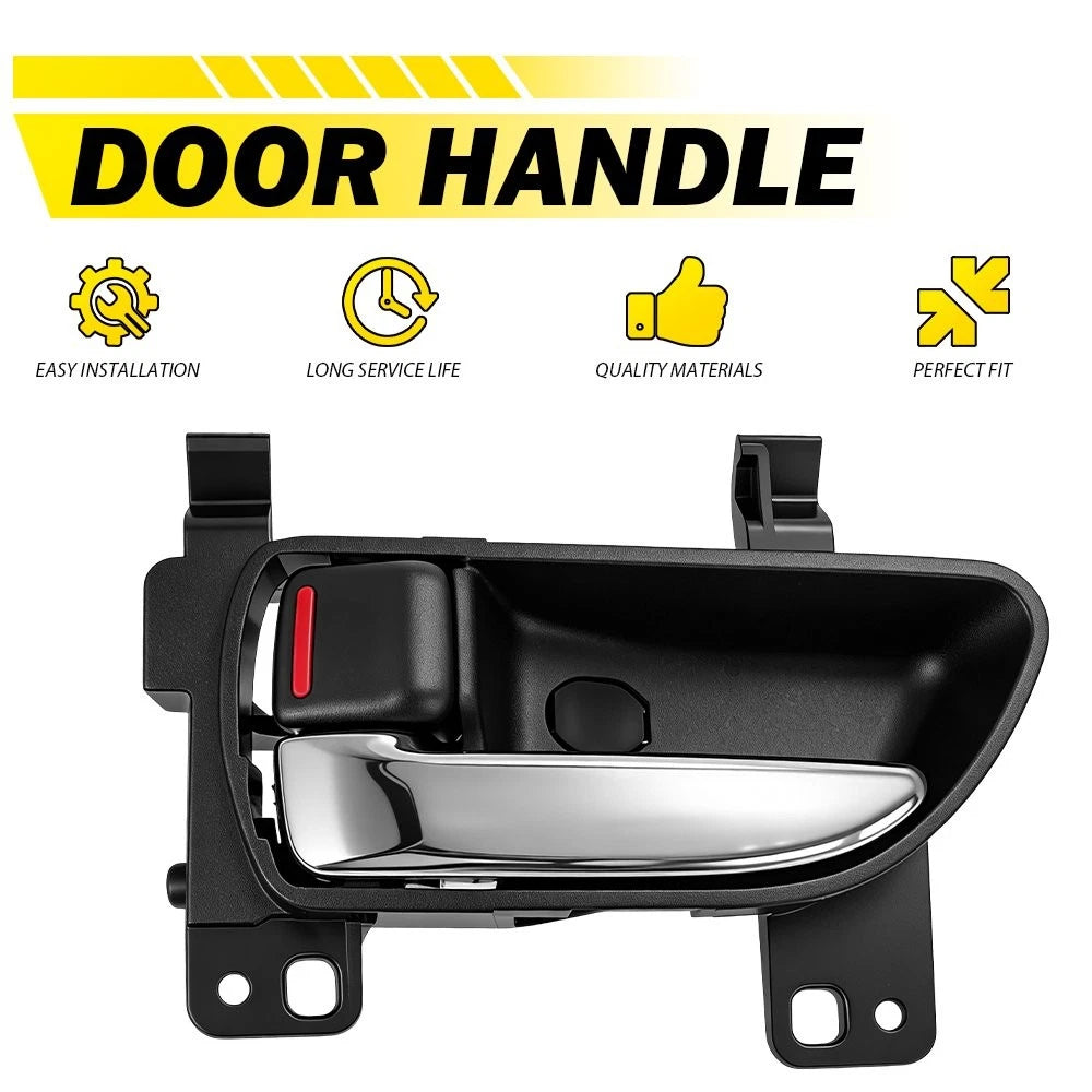 1PCS Inside Door Handle Black Chrome Driver Side Fit Subaru CROSSTREK 2013-2017