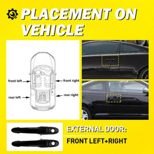 Load image into Gallery viewer, Front Left&amp;Right 2PCS Door Handle Exterior Black Fit 2007-2013 Chevrolet Impala