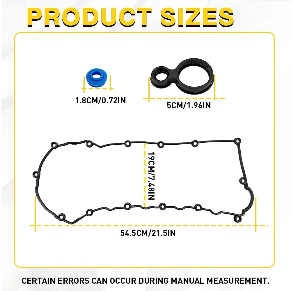 1Set VS50914 Valve Cover Gasket Kit Assy for Chrysler 200 2.4L 2015 2016 2017
