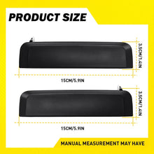 Load image into Gallery viewer, Black Door Handle Front Outer 2-20X Fit Nissan 1986-94 D21 Driver&amp;Passenger Side