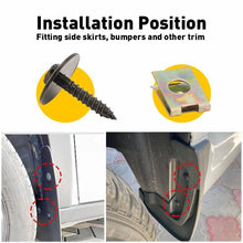 Load image into Gallery viewer, For BMW Engine Under Cover Splash Shield Guard Body Bolts &amp; U-nut Clips 40-80PCS