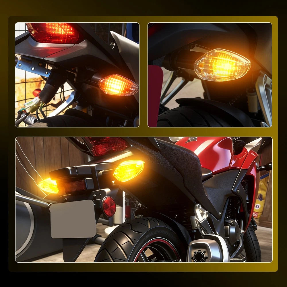 Pair Turn Signals For Honda CBR250R 2011-2018 CBR300R 2015-2021 CB300F 2015-2018