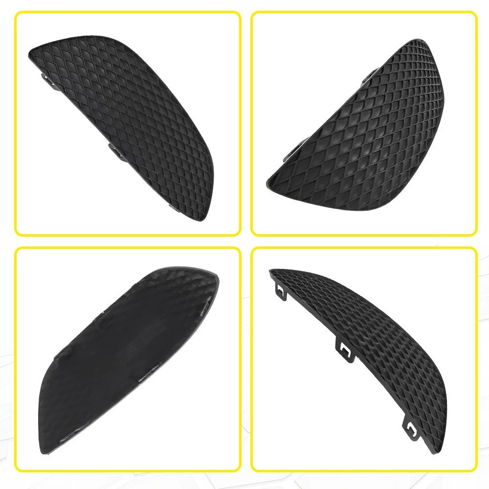 Front Left Right Bumper Fog Light Cover Grille for Mercedes Benz C300 2015-2018