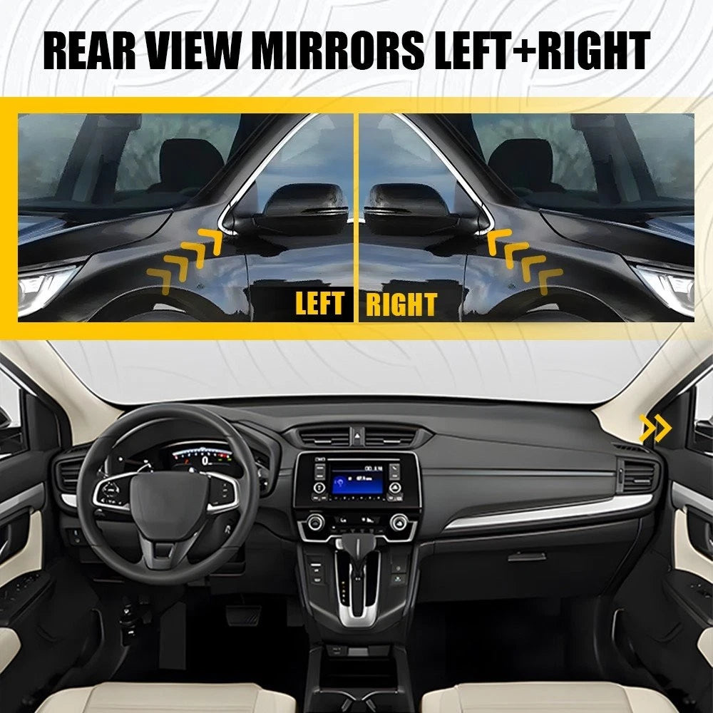 For Honda CR-V CRV 2017-2022 Left Right Side Mirror Corner Triangle Cover Trim