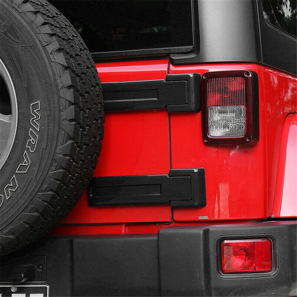 Tailgate Hinge Covers Trim For 2007-2018 Jeep JK Wrangler 55397091AC, 55397092AC