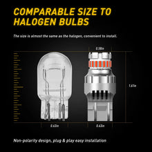 Load image into Gallery viewer, 2x AUXITO Red 7443/7440 LED Turn Signal Parking Light Bulb No Hyper Flash Canbus