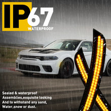 Load image into Gallery viewer, Fit Dodge Charger 2015-2021 Widebody Side Front LED Smoked Marker Light Amber