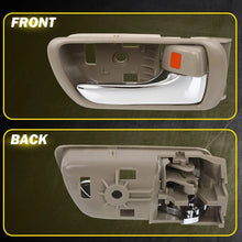 Load image into Gallery viewer, 1/2/4PCS Beige Interior Door Chrome Handle for Toyota Camry 2002-2006 Left Right