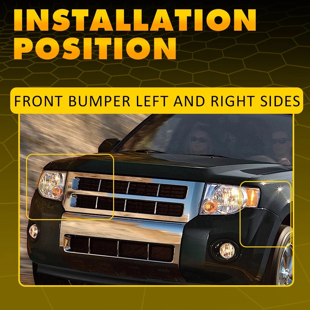 Rear Pair Bumper Retainer Bracket Support Sets For Escape 2008-2011 Mariner Ford