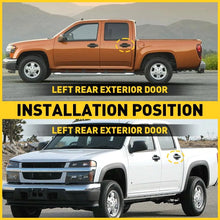 Load image into Gallery viewer, Black Exterior Door For 2004-2012 Chevrolet Canyon Handle Rear Left