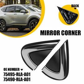 For Honda CR-V CRV 2017-2022 Left Right Side Mirror Corner Triangle Cover Trim