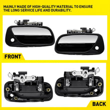Load image into Gallery viewer, 1/2 Left/Right Exterior Door Handle Front Chrome Black for Toyota T100 1993-1998
