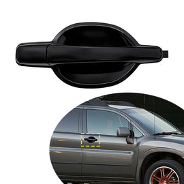 1PCS Front Right Exterior Door Handle Black Fit Mitsubishi Endeavor 2004-2011
