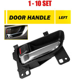 1-10 Interior Door Handle Inner Left Black Chrome For Subaru CROSSTREK 2013-2017