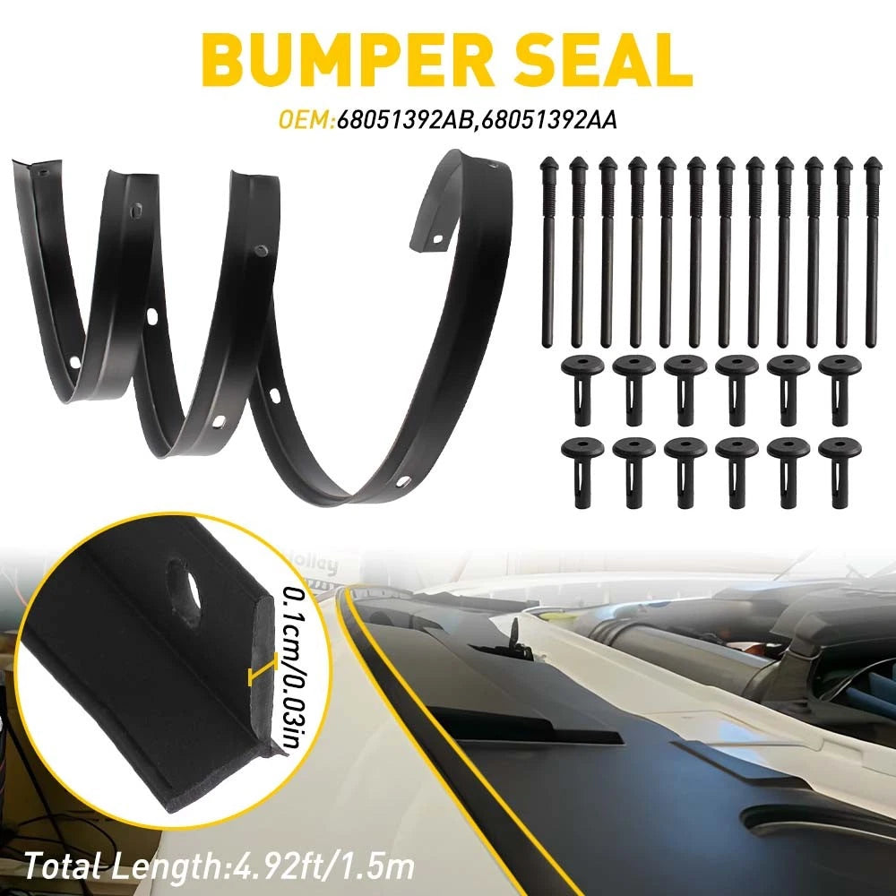 1-10Set for Hood Challenger Dodge to Nose Fascia Bumper Seal Rivets 68051392AB