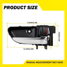 Load image into Gallery viewer, 1-10X Interior Door Pull Handle Black Chrome Right Fit 2003-2008 Subaru Forester