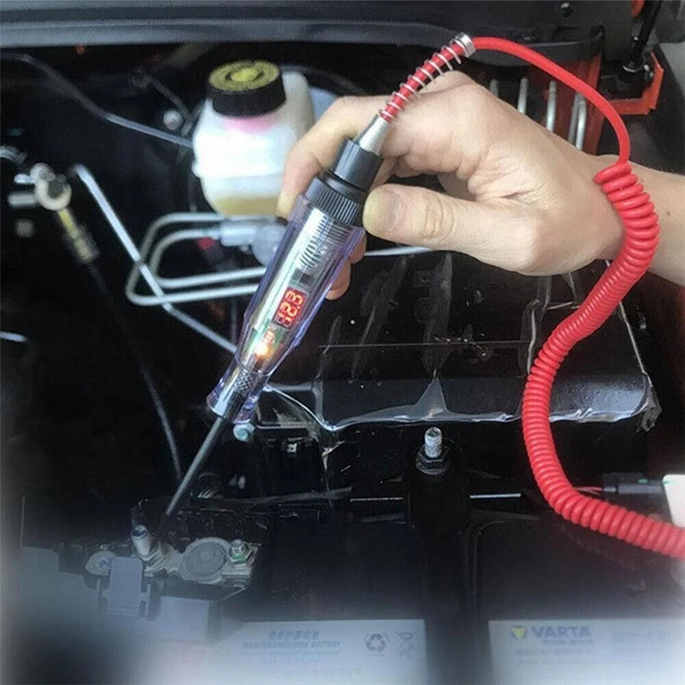 Car Circuit Pen Tester Test Fuse Tool Auto Probe Light Fit 6V 12V 24V DC Voltage
