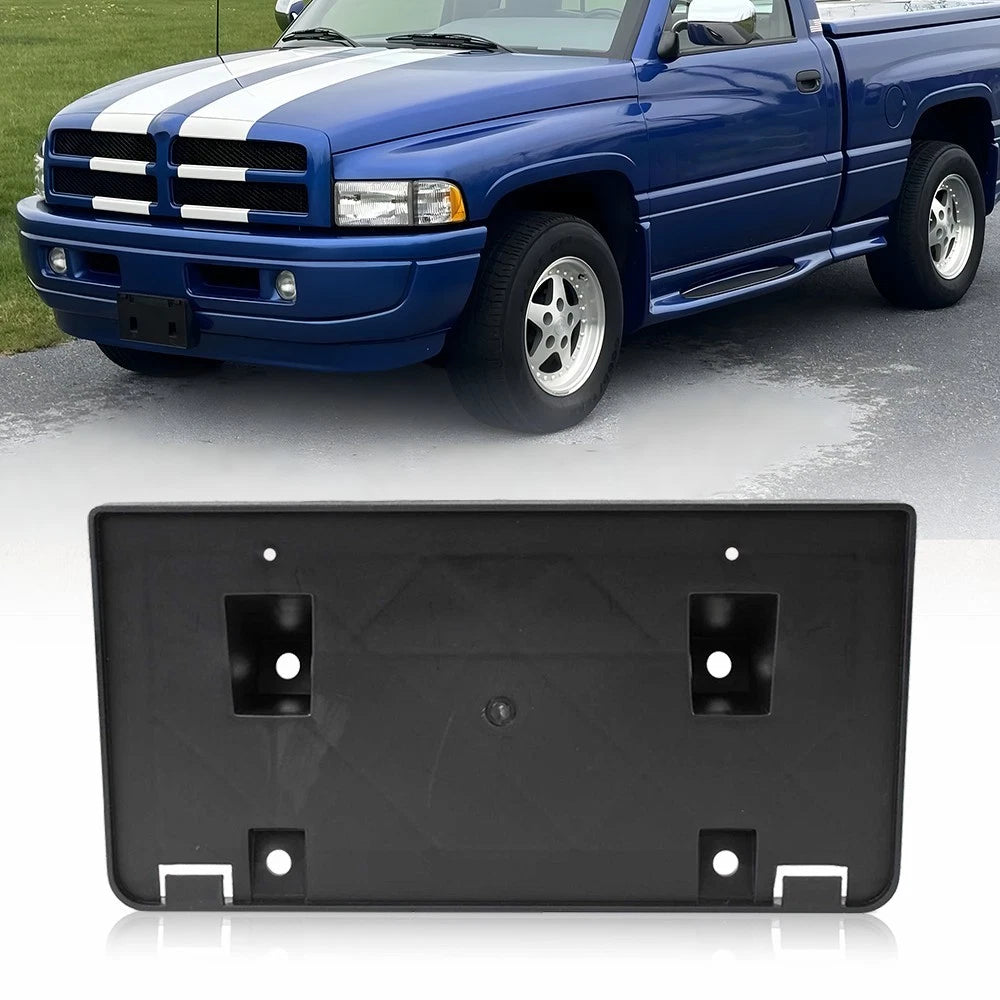 License Frame Plate Bracket Front Holder 1997-2001 Dodge Ram for 1500 Laramie,ST