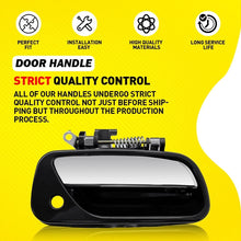 Load image into Gallery viewer, Front Exterior Right Side Door Handle 1-10PCS Black+Chrome for 93-98 Toyota T100