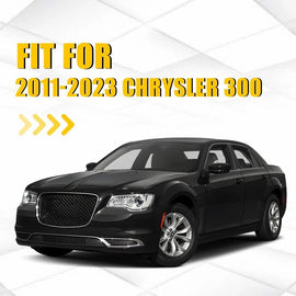 8Pcs Outside Door Window Panel Cover Trim Vinyl Black for 2011-2023 Chrysler 300