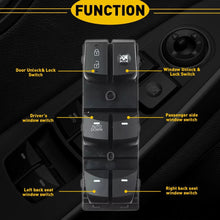 Load image into Gallery viewer, Black Left Master Driver Door Power Window Switch for Hyundai Elantra 2011-2016