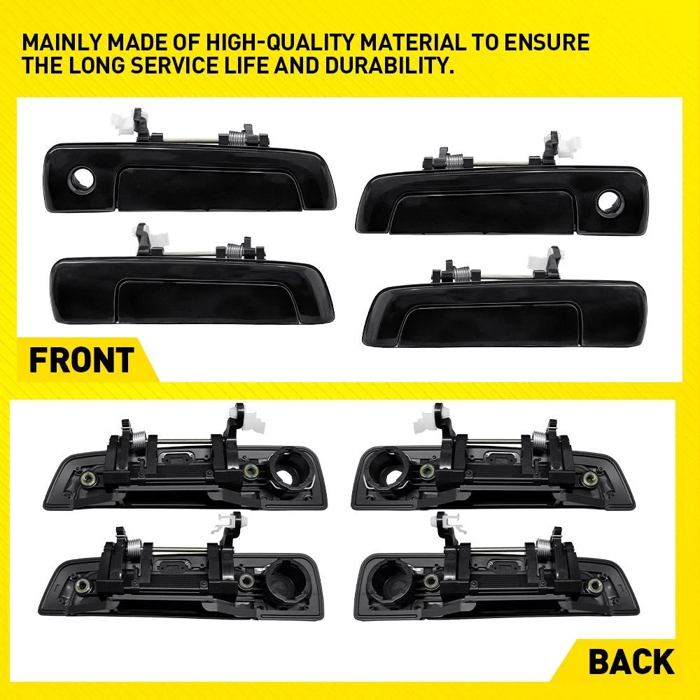 4-40 Front Rear Left Right Exterior Door Handles for Mitsubishi Mirage 1997-2002