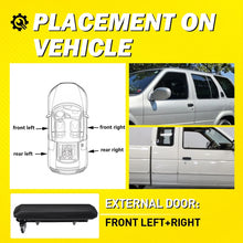 Load image into Gallery viewer, Black Door Handle Front Outer 2-20X Fit Nissan 1986-94 D21 Driver&amp;Passenger Side