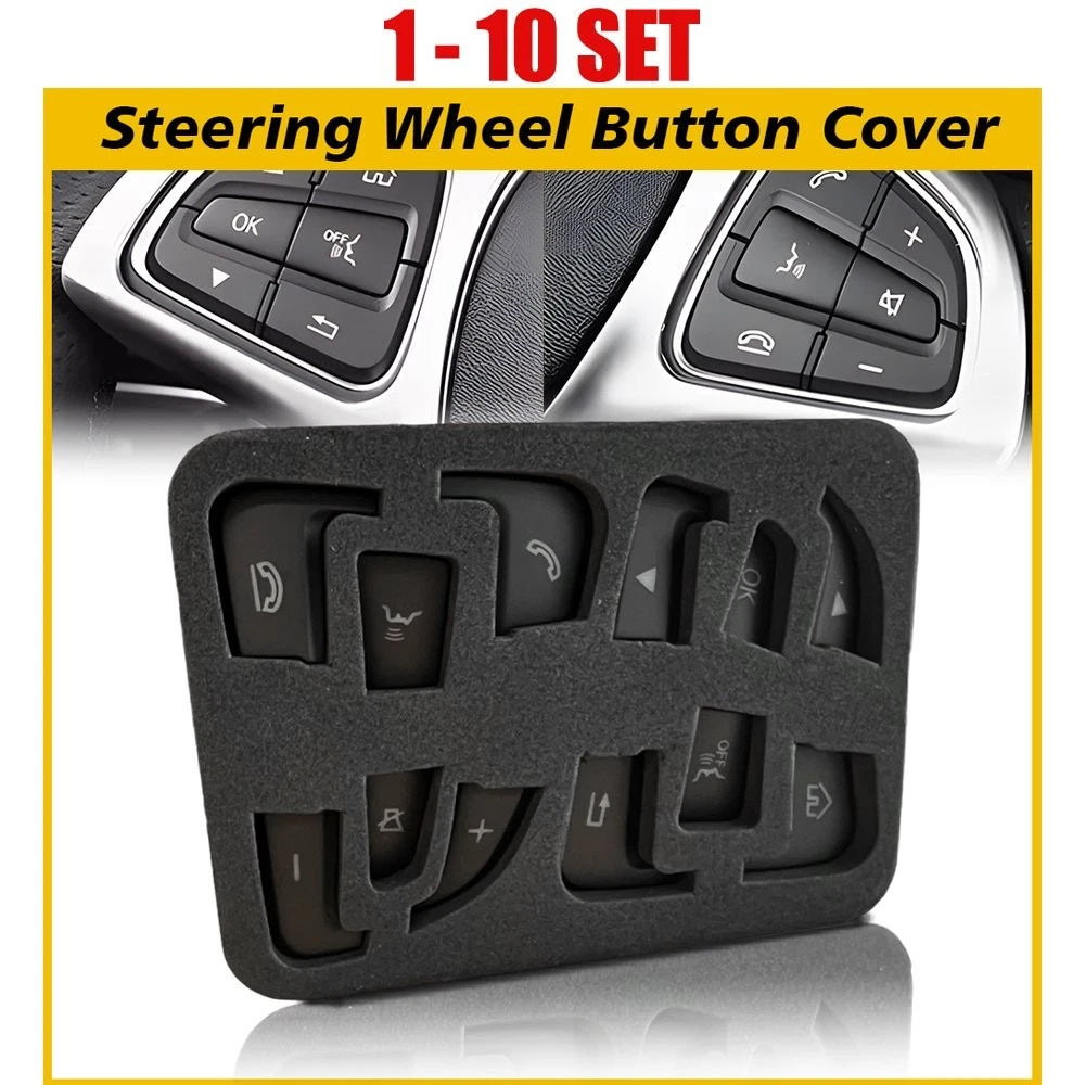 1-10Set Steering Wheel Fit Button Cap 15+ Mercedes B Benz C A GLA GLS GLE CLASS