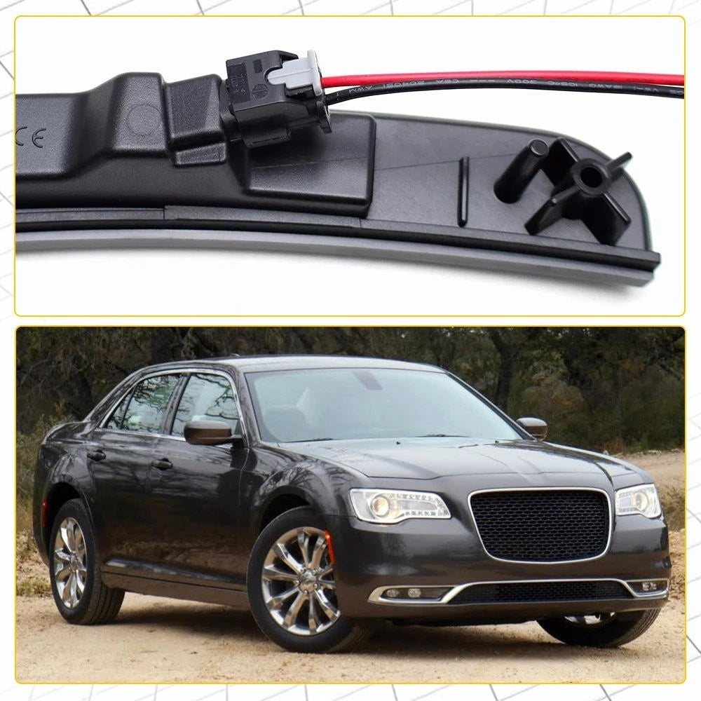 4PCS Side Marker Light Connector Pigtail Wire Harness For 2015-on Chrysler 300