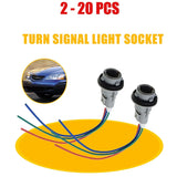 2-20PCS Turn Signal Light Marker Lamp Bulb Socket Plug for Honda Civic 1993-2000