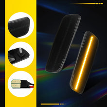 Load image into Gallery viewer, LED Side Marker Light for 2001-05 Lexus Smoked/Clear IS300 Lamp Amber/White/Red
