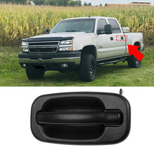 Load image into Gallery viewer, Rear Exterior Door Black Handle Driver for Side Left 01-06 Chevy Silverado