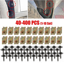 Load image into Gallery viewer, Metal Car Body Fender Screw Bumper U Retainer Nut Clips Gasket Fastener 40-400X
