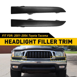 FOR 2001-04 TOYOTA TACOMA BUMPER Pair GRILLE FRONT TRIM HEADLIGHT PANELS FILLER
